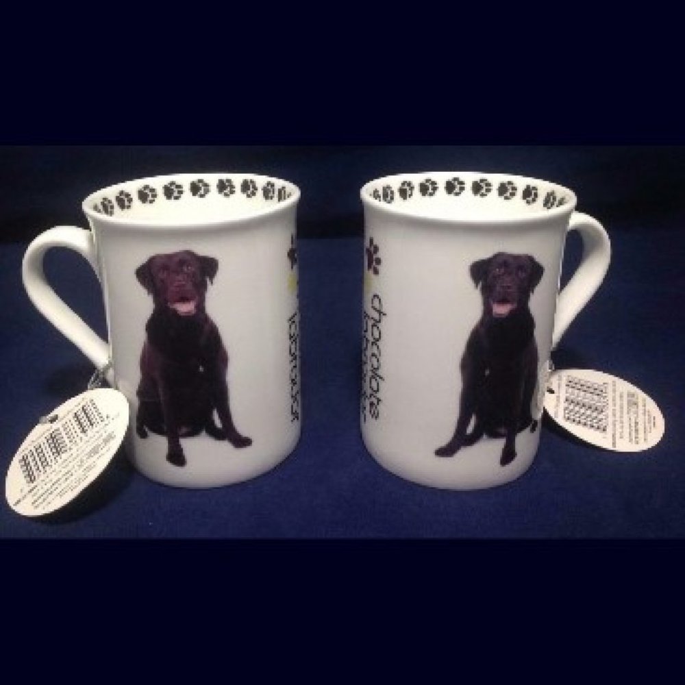 Mug 9oz Labrador Chocolate Pet Dimension TWO